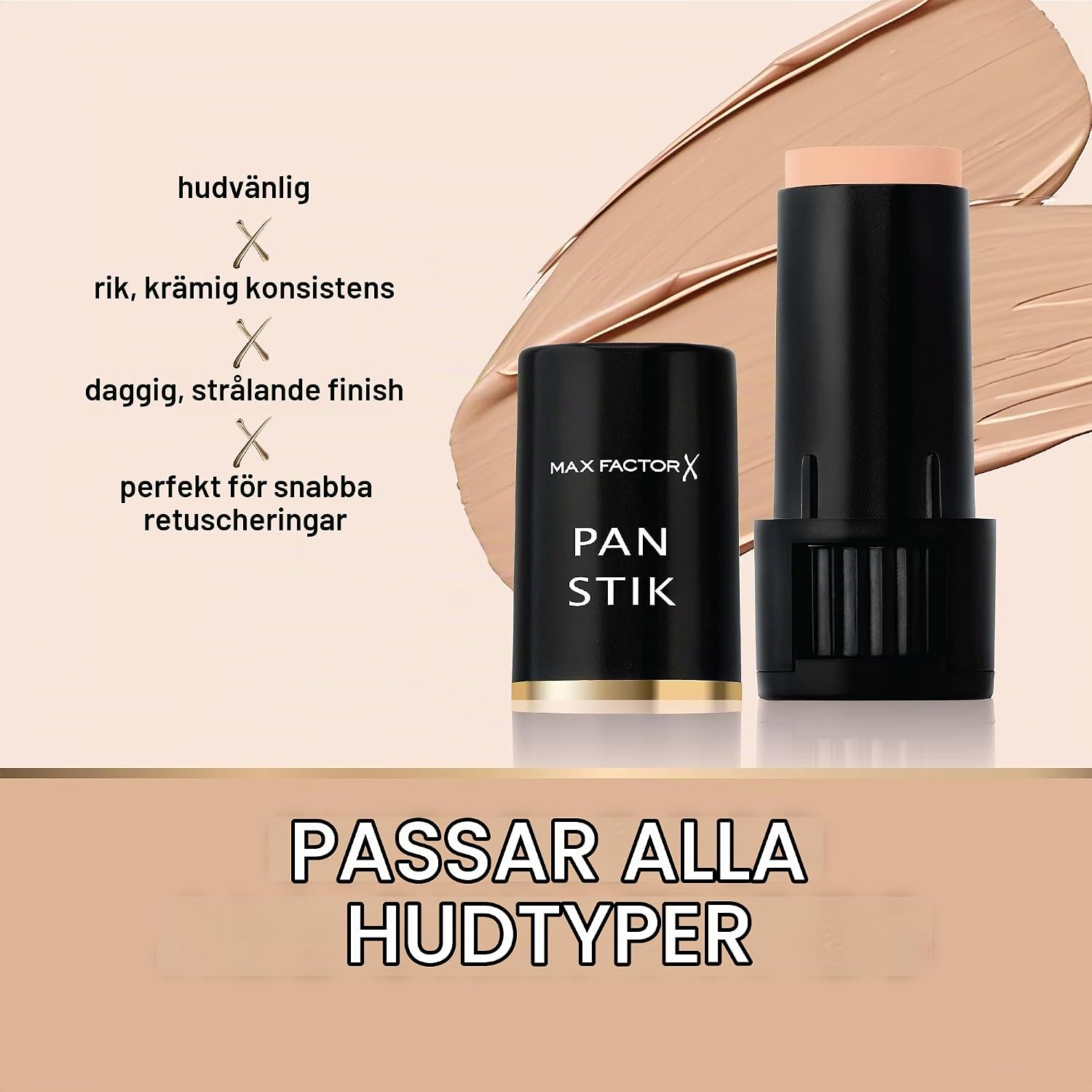 Thumbnail 6 de Max Factor Pan Stik foundation i stift, Bisque Ivory, 9 g