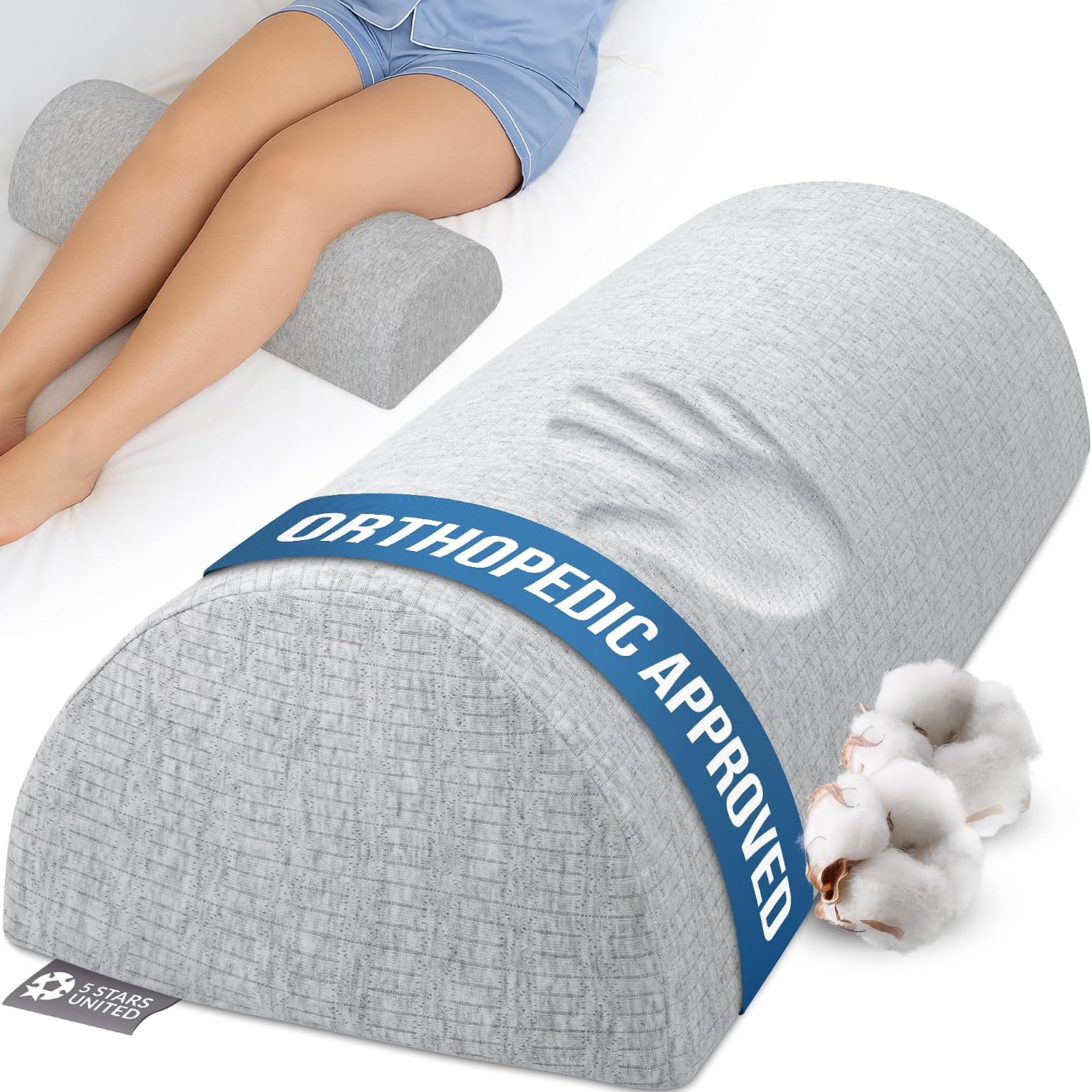 Thumbnail 6 de 5 STARS UNITED Knee Pillow for Back Sleeping