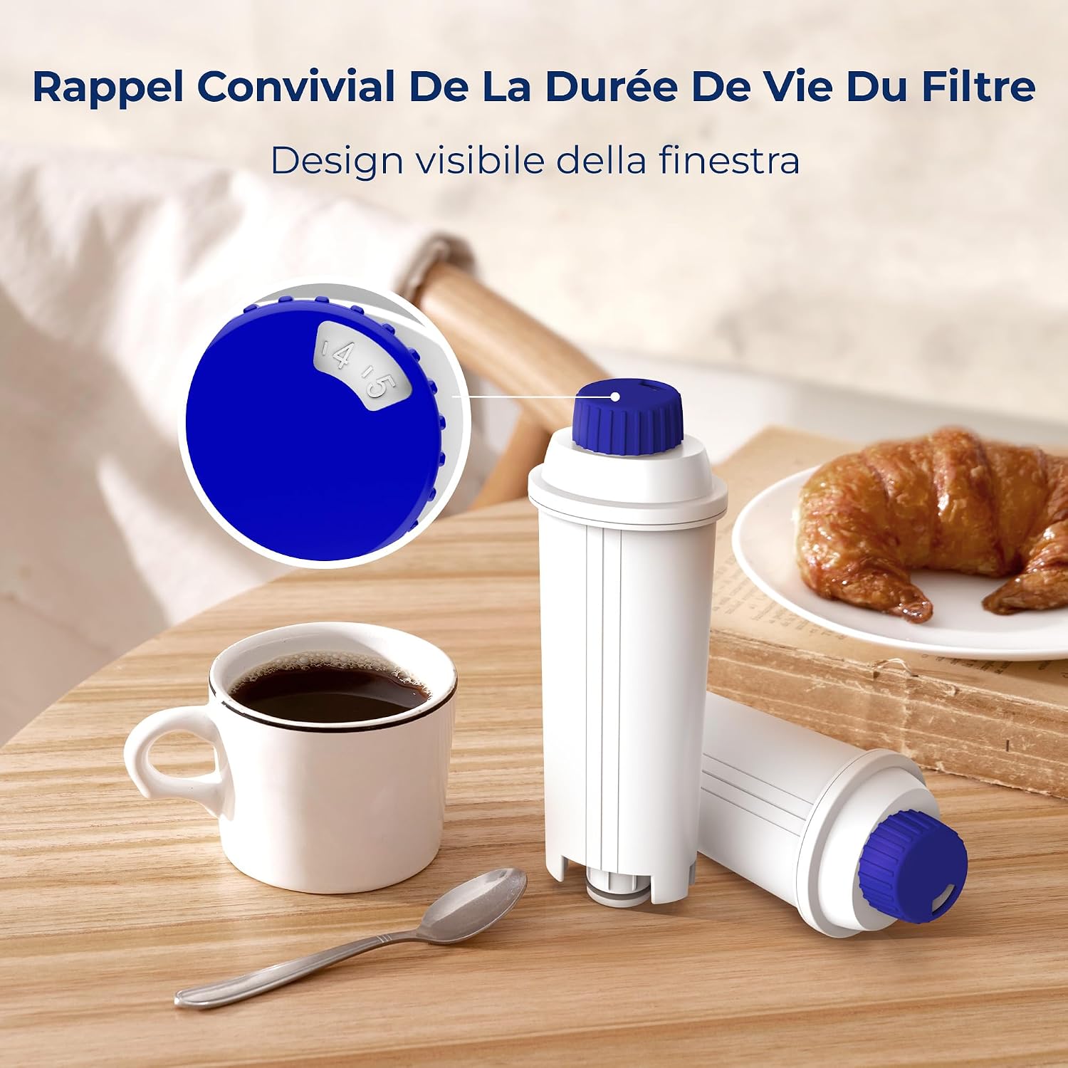 Thumbnail 4 de Waterdrop Filtro Acqua Certificato TÜV SÜD per Macchina da Caffè De'Longhi ECAM/ETAM