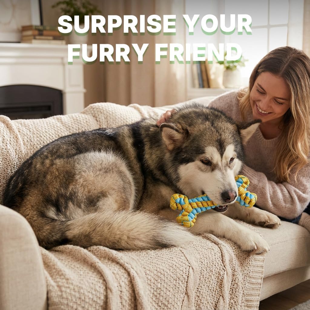 Detalle de Dog Rope Toy for Small and Medium Dogs