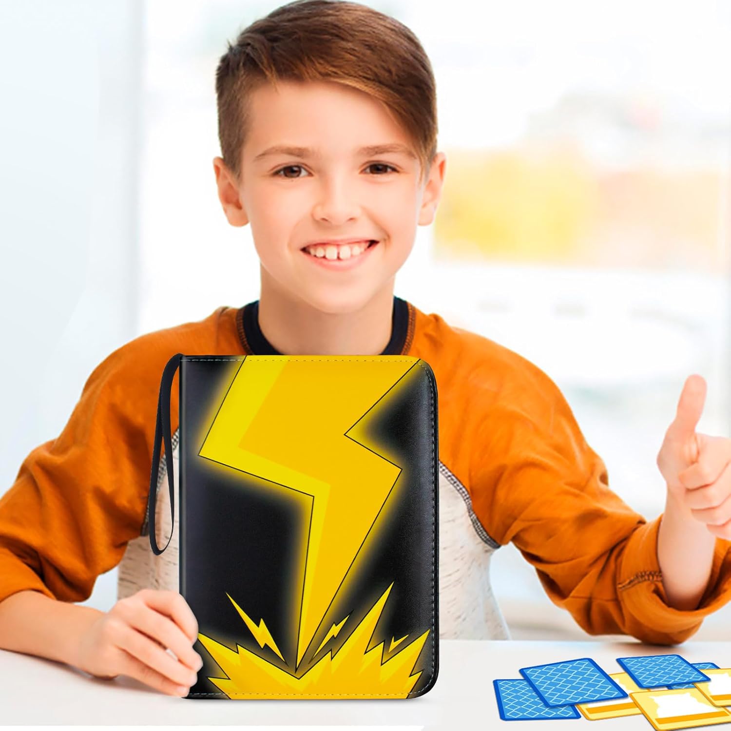 Thumbnail 3 de Álbum para tarjetas 400 bolsillos resistente al agua amarillo claro 🗂