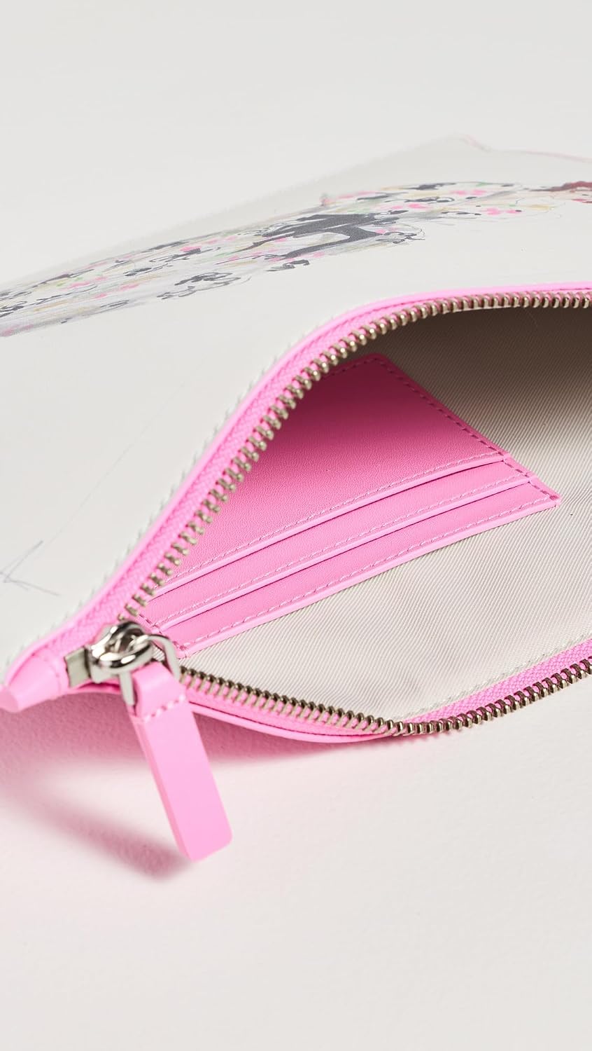 Thumbnail 4 de Marc Jacobs The Wristlet Bag – pochette cuir lisse à illustrations Printemps 2025