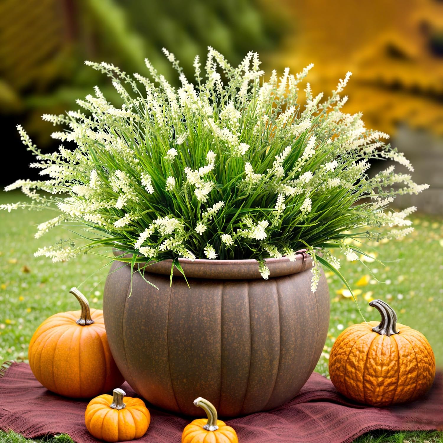 Thumbnail 1 de Ammyoo Artificial Faux Plants: UV-Resistant Monkey Grass for Outdoor Decor