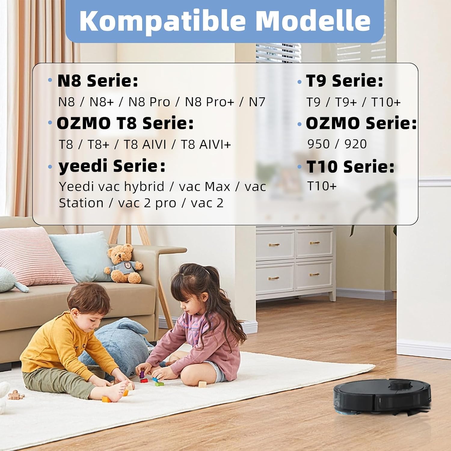 Detalle 2 de KTNAid Zubehör für Ecovacs Deebot 14-teilig