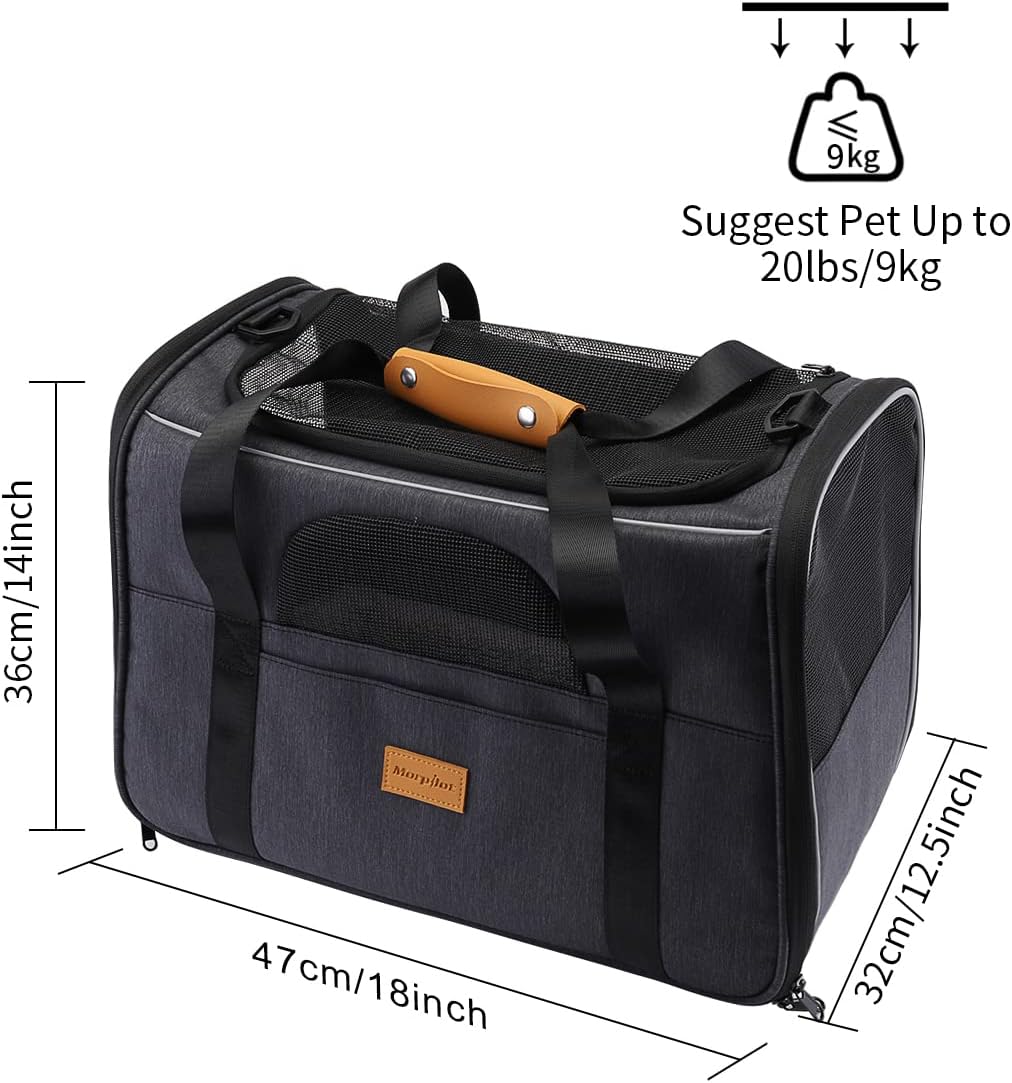 Detalle de Morpilot Hundetragetasche 47×32×36 cm