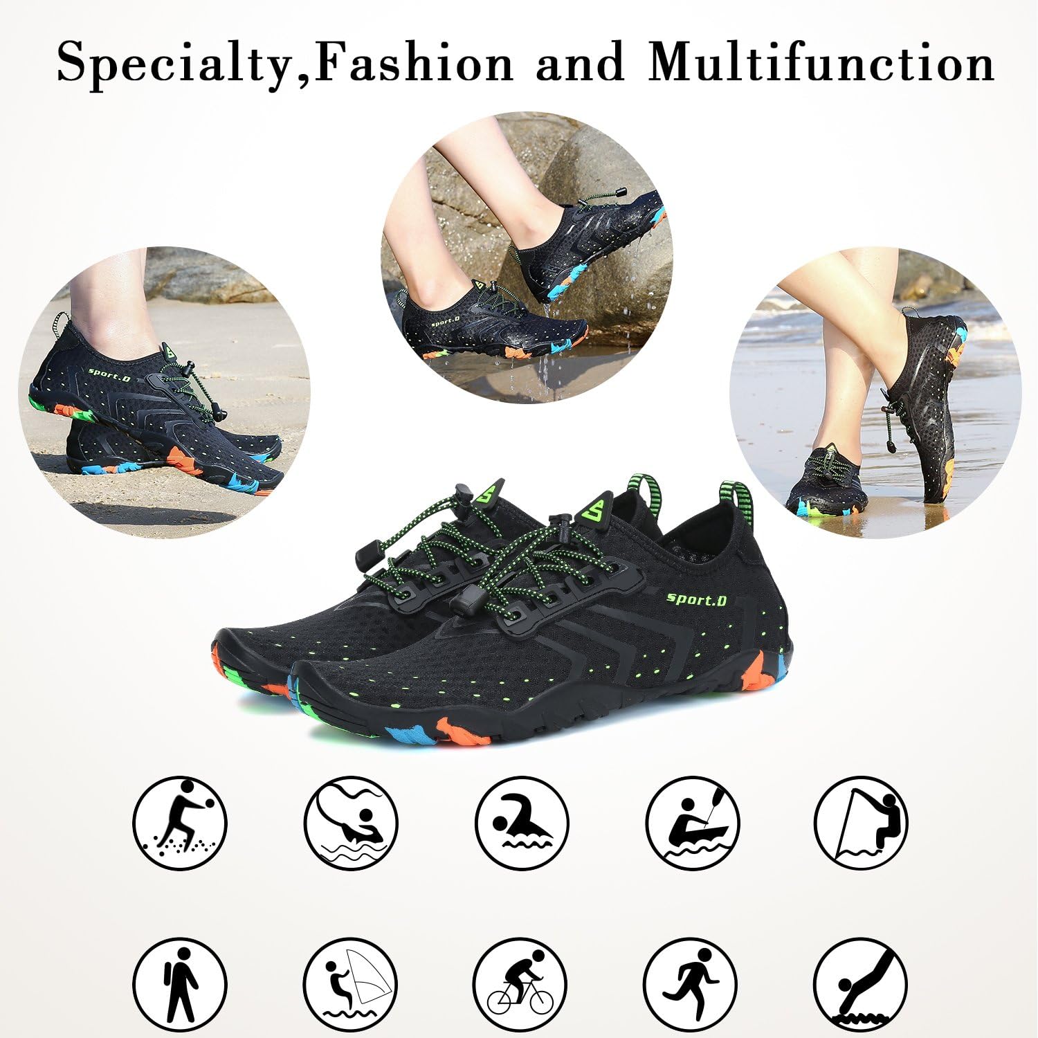 Thumbnail 6 de Saguaro Chaussures Aquatiques Femmes – Chaussure d’eau légère et rapide à sécher