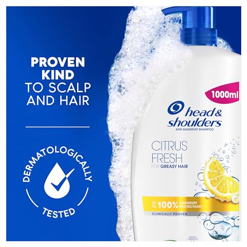 Detalle de Head & Shoulders Citrus Fresh Anti Dandruff Shampoo for Greasy Hair 1L
