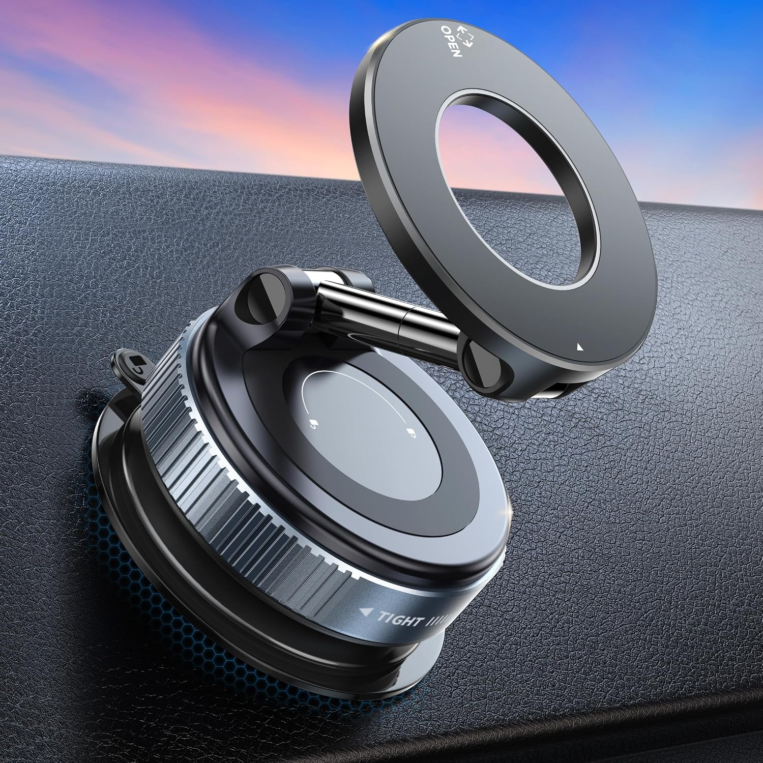 Detalle 2 de Beeasy Upgraded Vacuum Magnetic Phone Holder 1000 GF