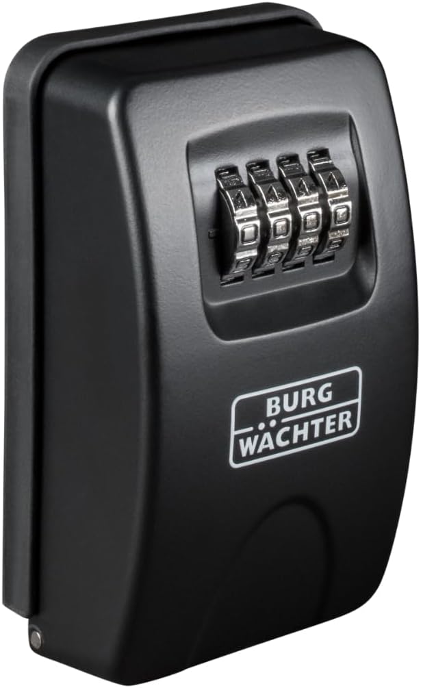 Thumbnail 6 de BURG-WÄCHTER Schlüsseltresor Key Safe 10 SB – 4-stelliger Code, Wandmontage, 85x61x39 mm, Schwarz