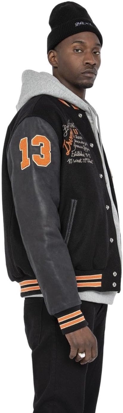 Detalle de Schott NYC Lcteddybd blouson laine cuir