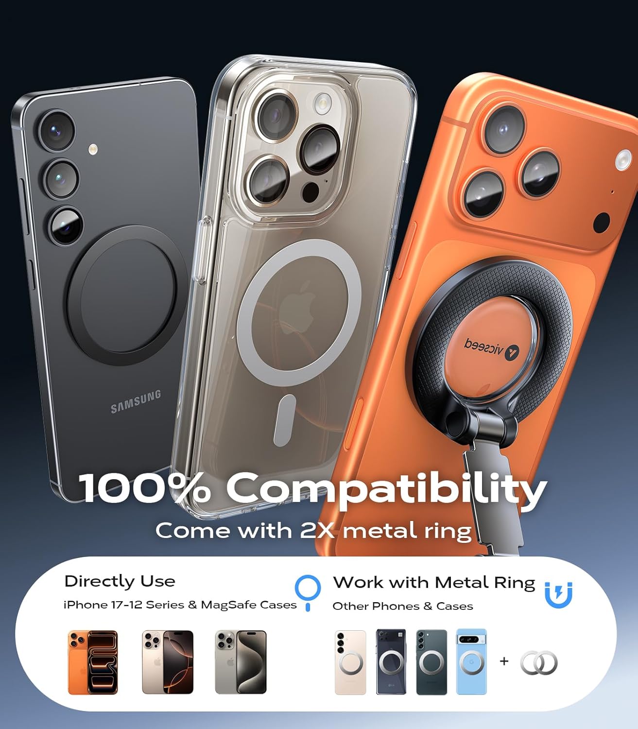 Thumbnail 5 de VICSEED Magsafe Car Mount 55+KG suction