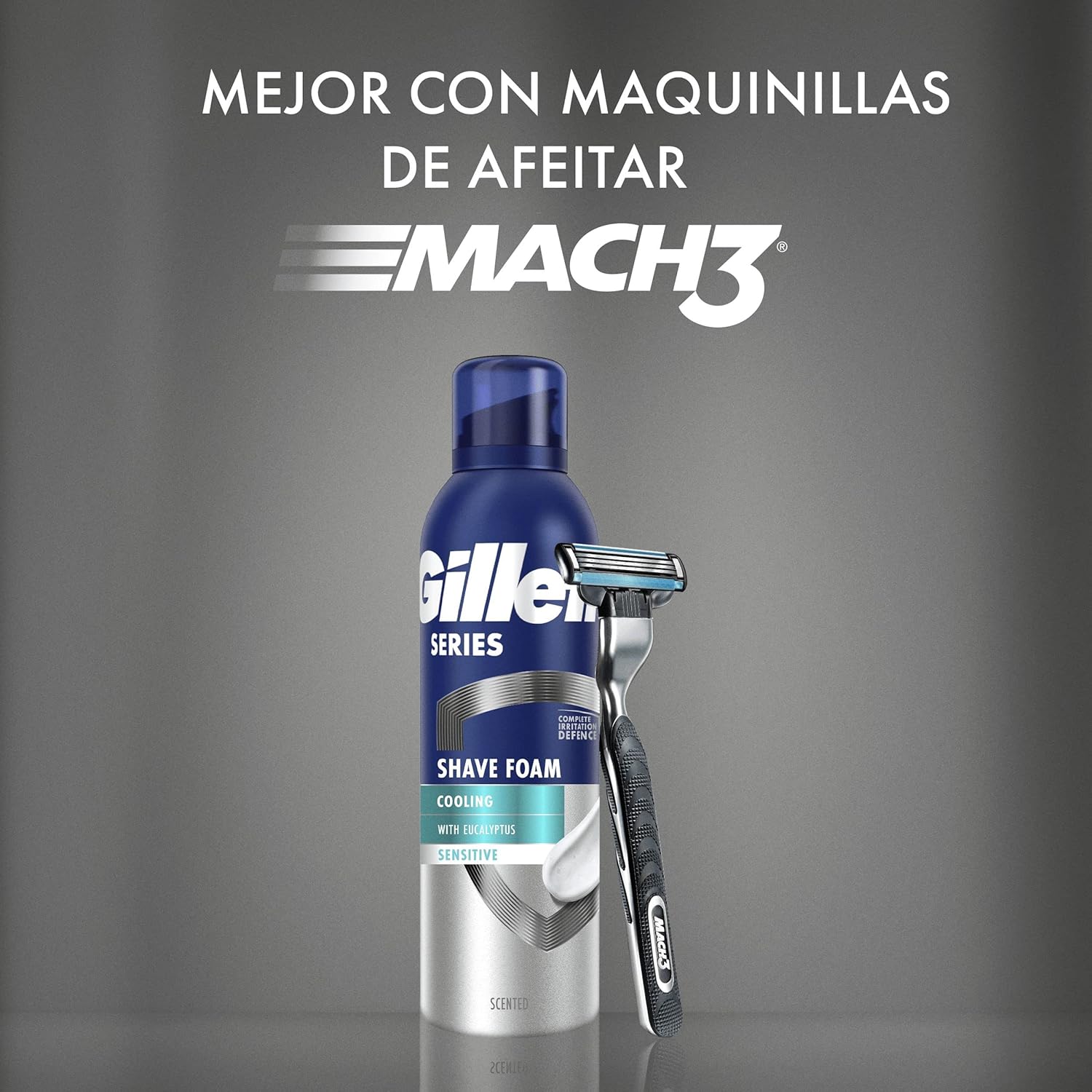 Thumbnail 1 de Gillette Series Espuma Afeitar Refrescante Eucalipto 250ml 🧔