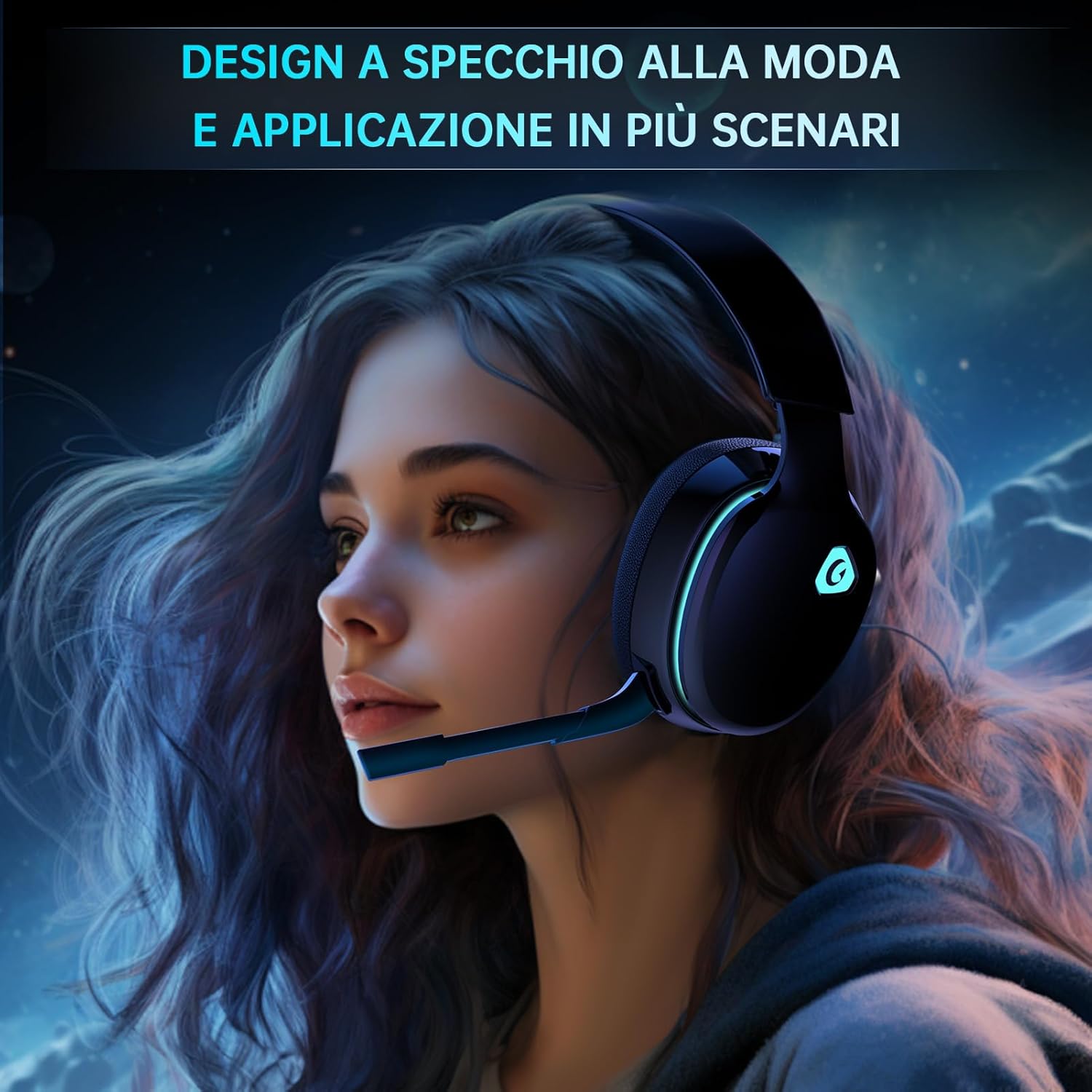 Thumbnail 6 de Gvyugke Captain 300 cuffie gaming 2,4 GHz