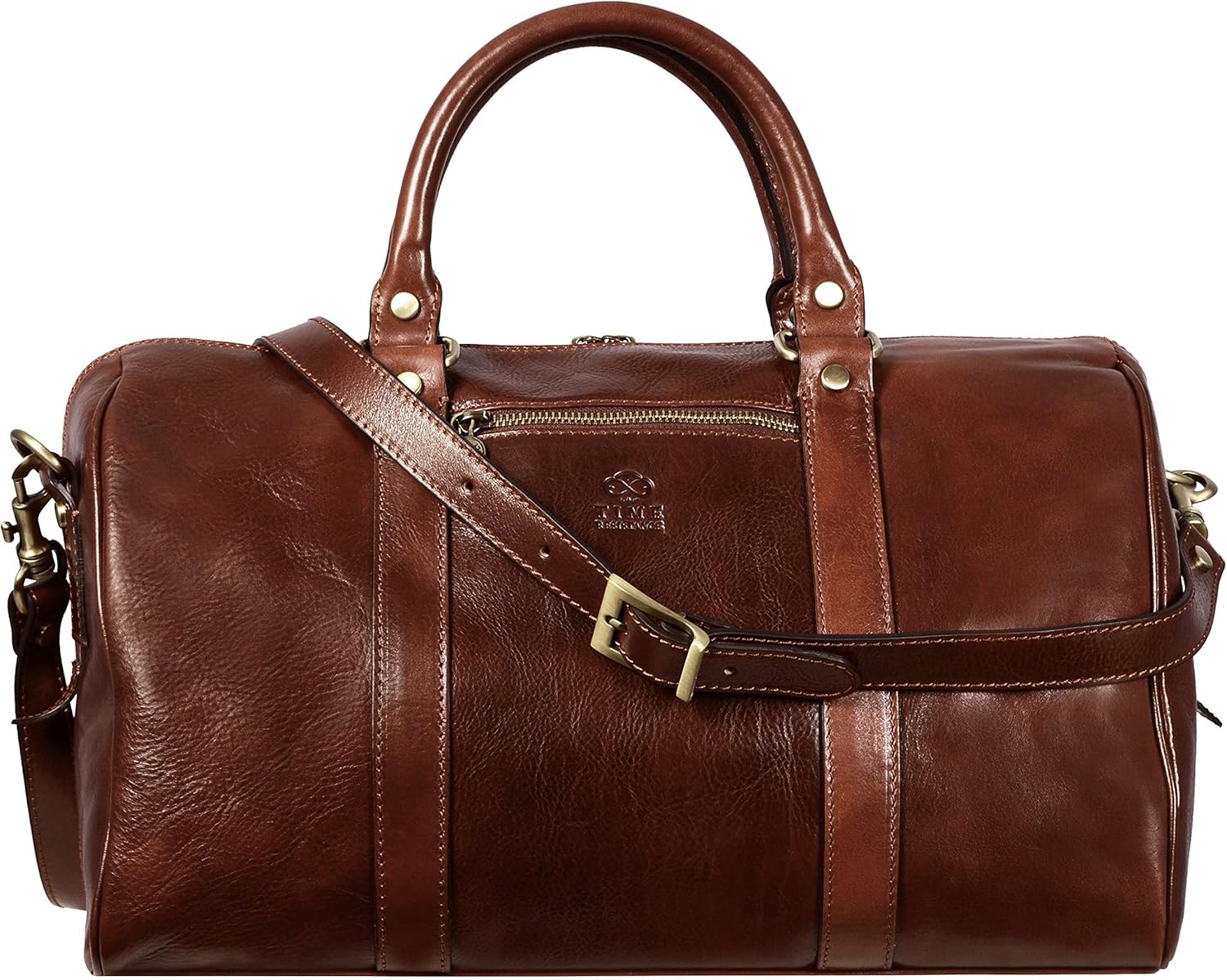 Thumbnail 6 de Full Grain Leather Duffle Bag Overnight Weekender by Time Resistance