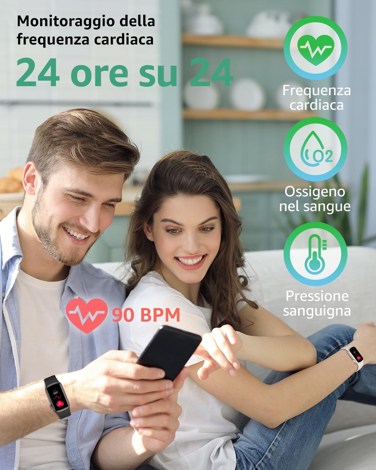 Detalle de BUTFORFIT Smartwatch Unisex con 1,47'' HD, 137+ modalità sportive e IP68: fitness tracker completo