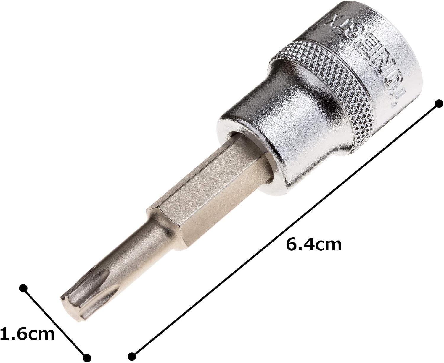 Detalle 1 de トネ(TONE) HP3TX-T30 トルクスソケット T30・差込角9.5mmの強力タイプ