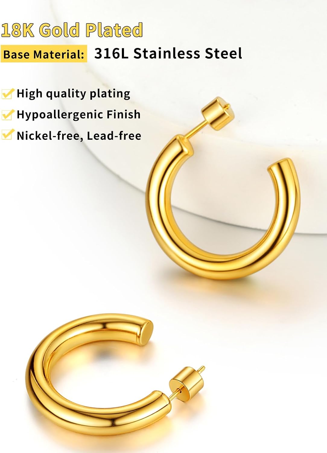 Detalle 2 de ChainsHouse Boucle d Oreille Creole 60 mm
