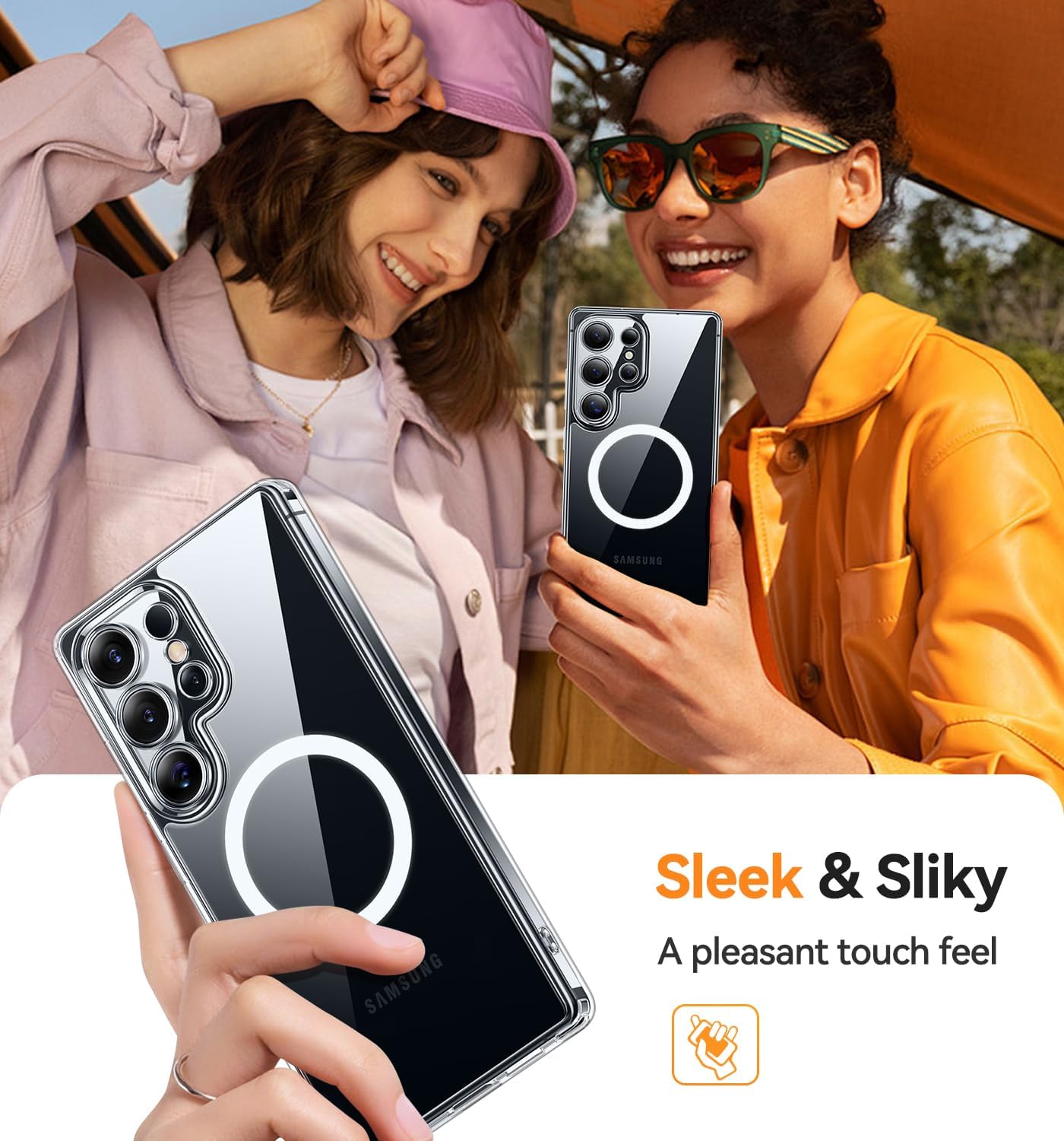 Thumbnail 5 de CANSHN Magnetic Galaxy S25 Ultra Case 6.9 Inch