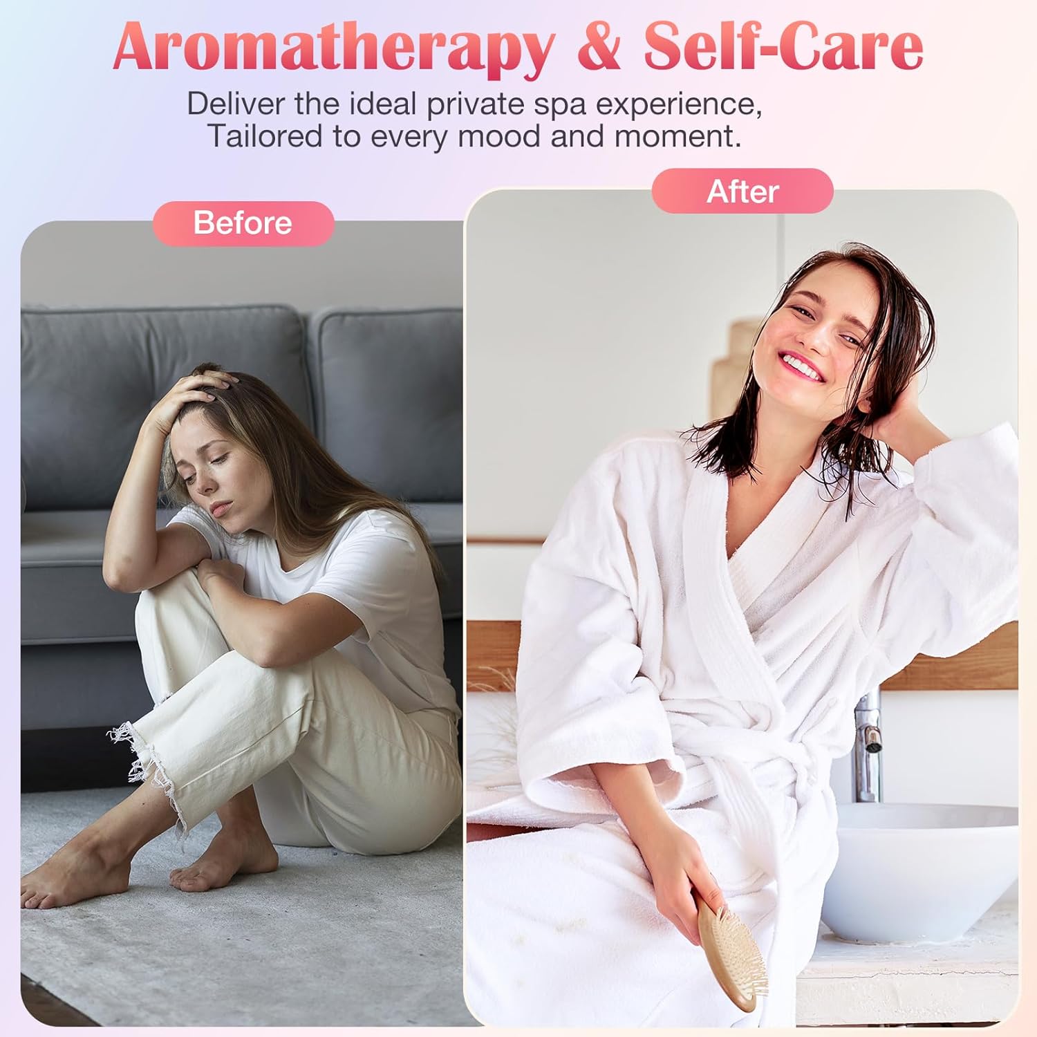 Thumbnail 3 de Qivatex Duschdampfer Aromatherapie (8er Set) – Geschenke für Frauen & Muttertag mit 8 Düften