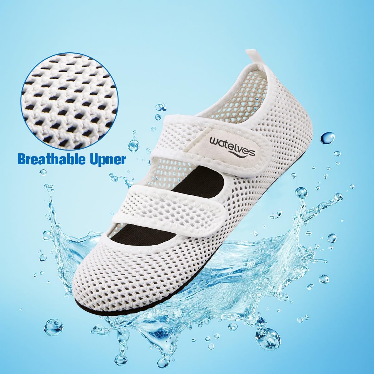 Thumbnail 1 de WateLves Chaussures d’eau antidérapantes à séchage rapide pour surf, piscine et plage (unisexe)