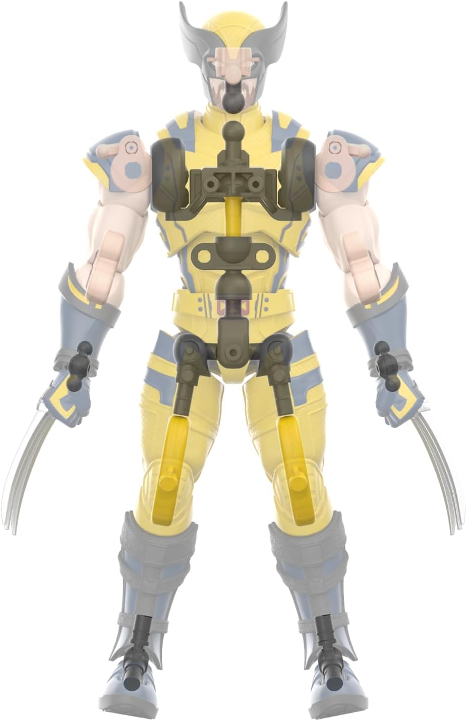 Detalle de BLOKEES Marvel Deadpool & Wolverine Champion Class 05: Wolverine bouwfiguur met 37 scharnierpunten