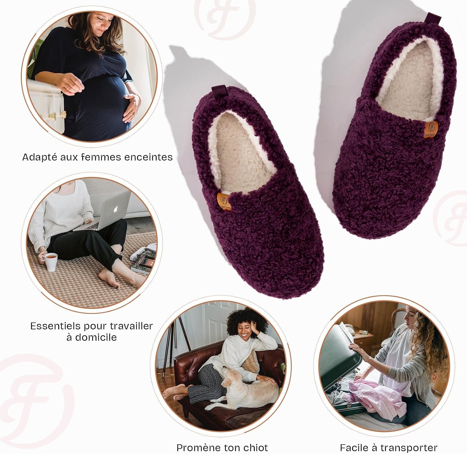 Thumbnail 5 de EverFoams Chaussons Femme Mousse à mémoire