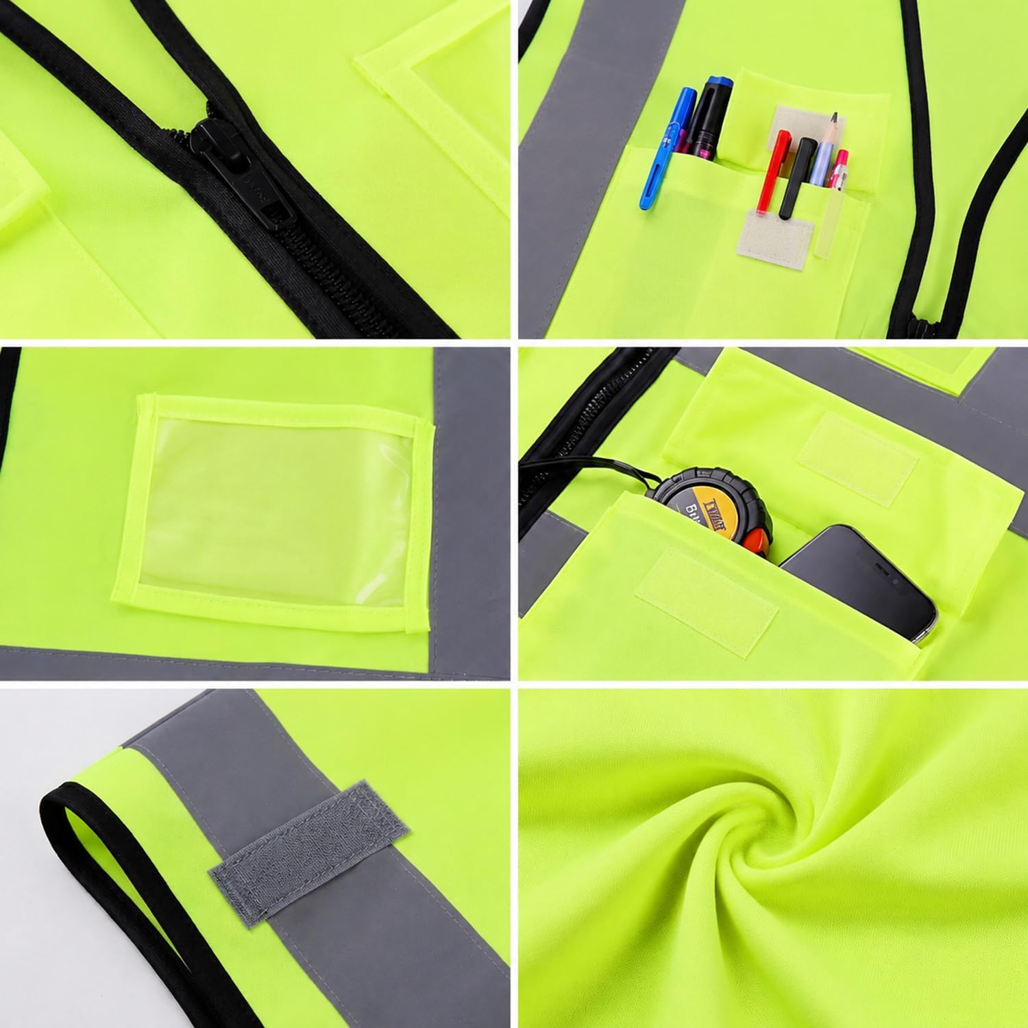 Thumbnail 5 de Tydon Guardian Hi Vis Vest: Reflective Safety Vest for Men and Women