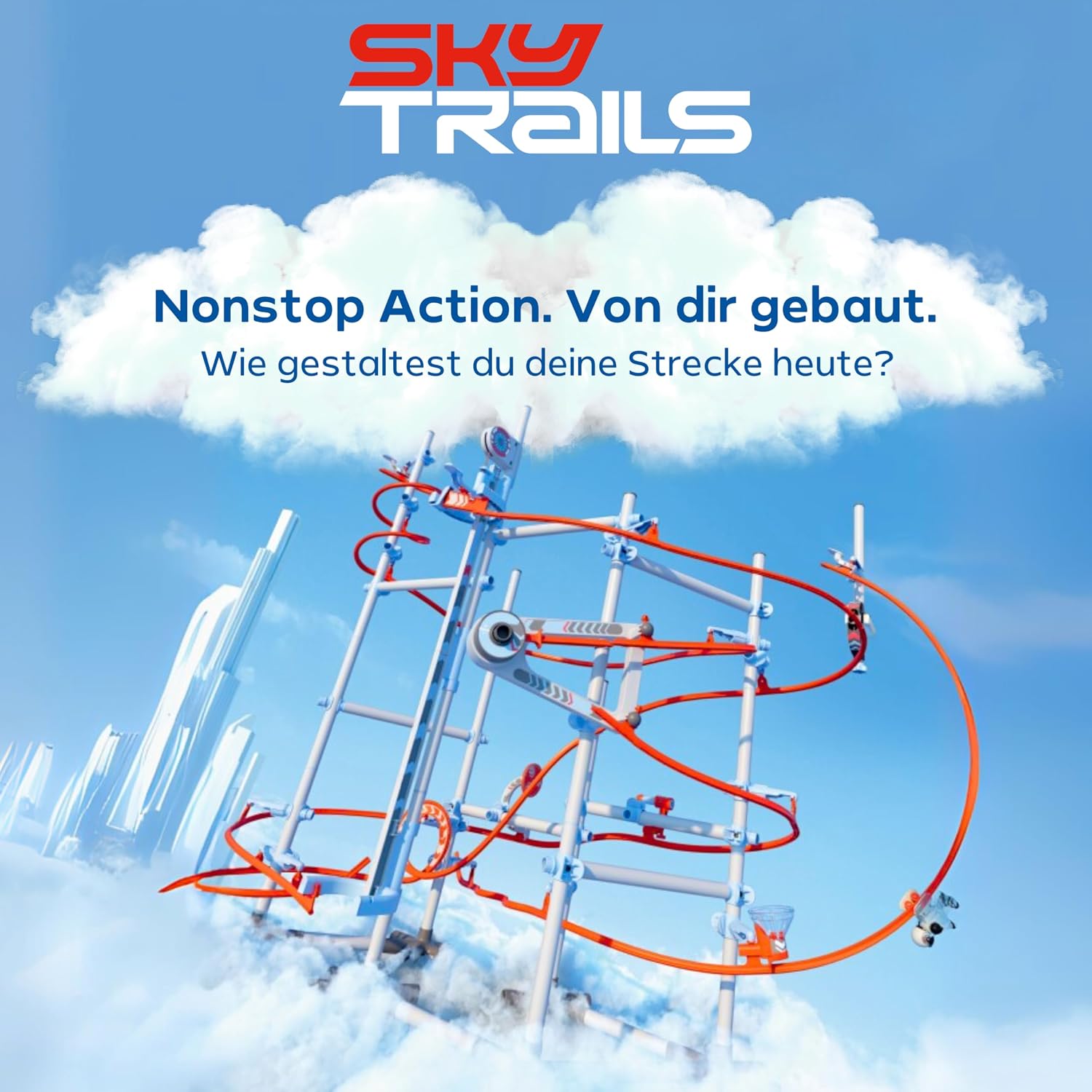 Detalle de Sky Trails Construction Pack 71975 – Konstruktionsspielzeug & Zubehör-Set für eigene Streckenwelten ab 7 Jahren