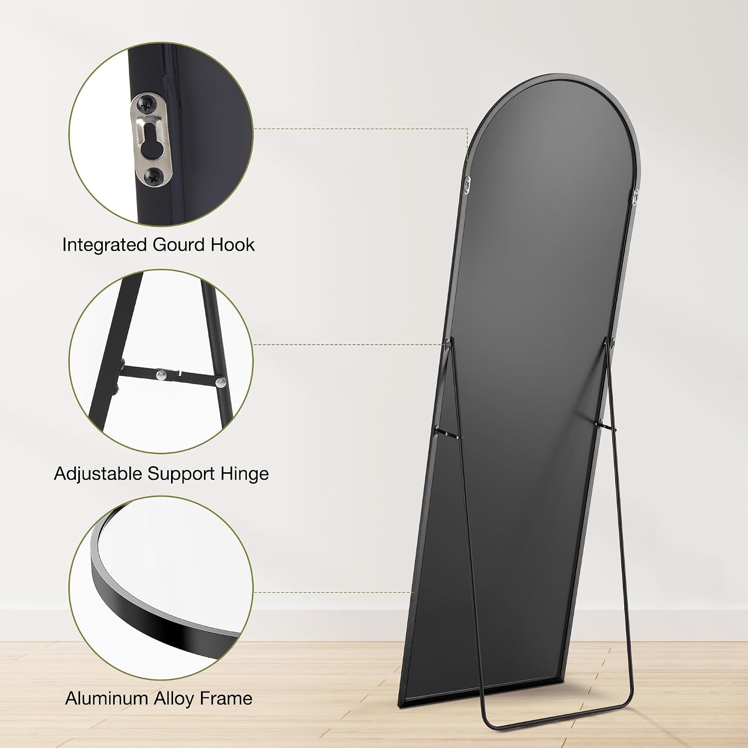 Detalle de OLIXIS full-length mirror, 64-inch