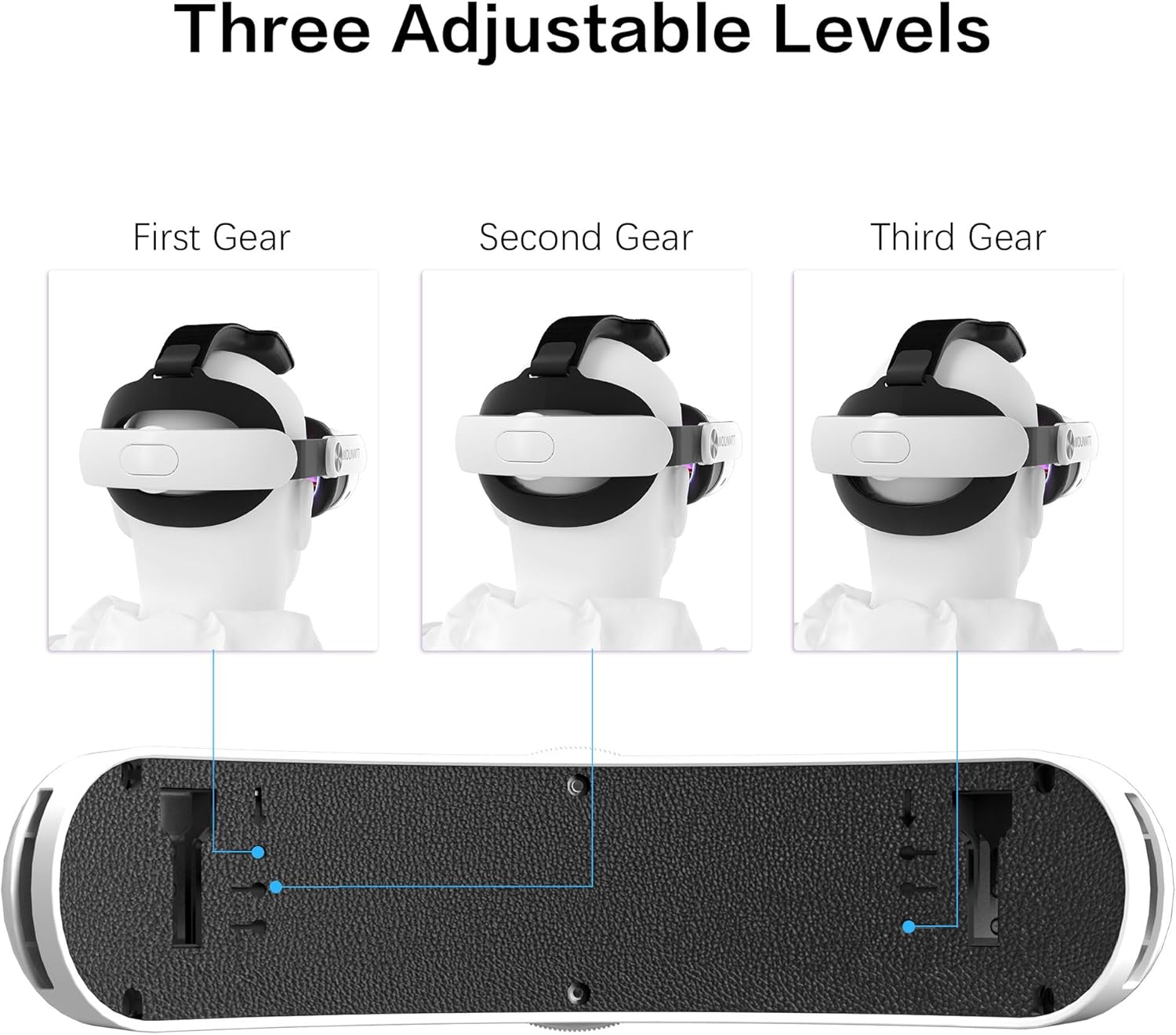 Thumbnail 6 de Head Strap for Meta Quest 3S / Quest 3 — One-Click Adjustable VR Headset Strap
