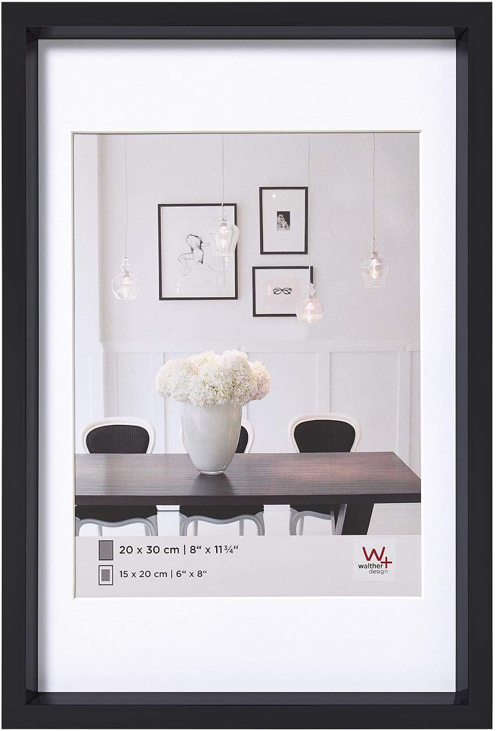 Thumbnail 5 de Walther Design Cadre photo blanc 15 x 20 cm avec passe-partout ES520W