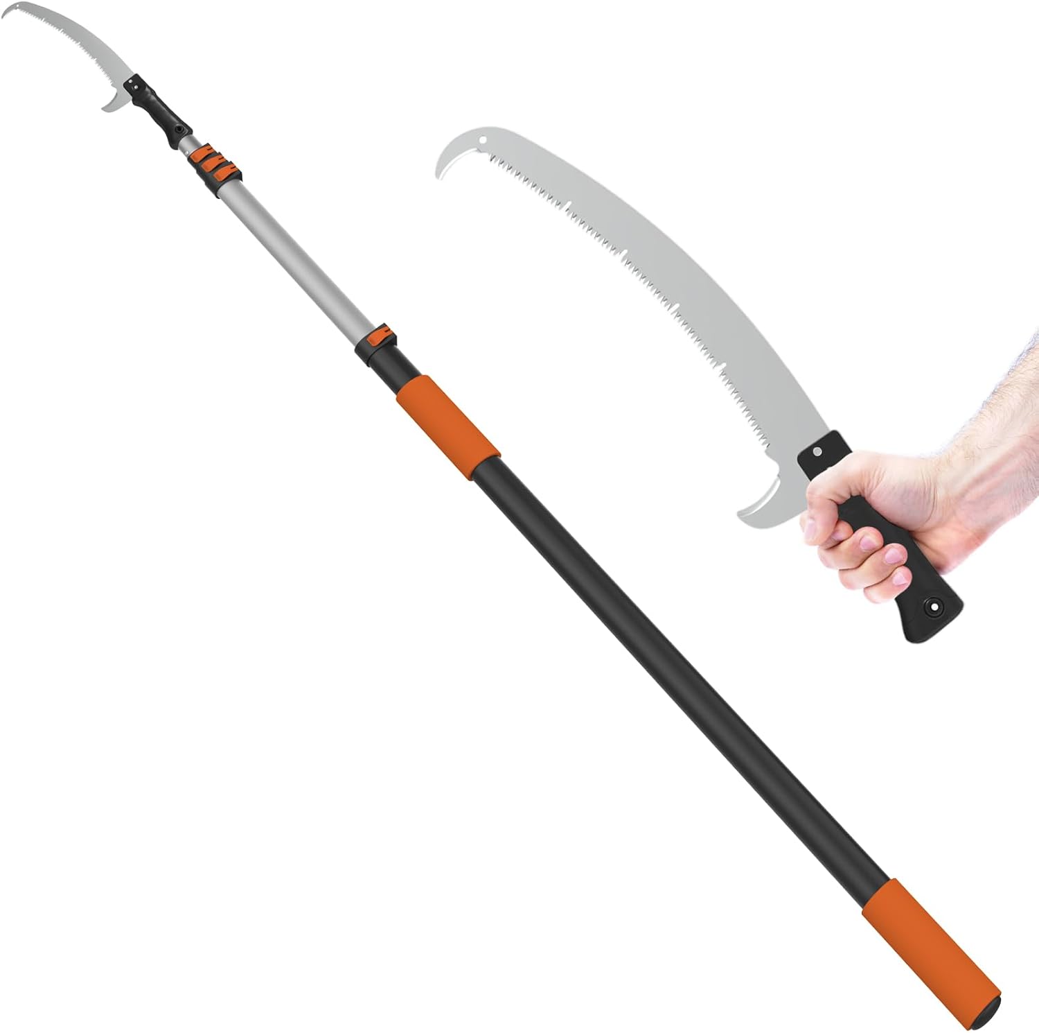 Detalle de LAANPOLE 6m Telescopic Pole Saw – Long Reach Tree Pruner for High Branches