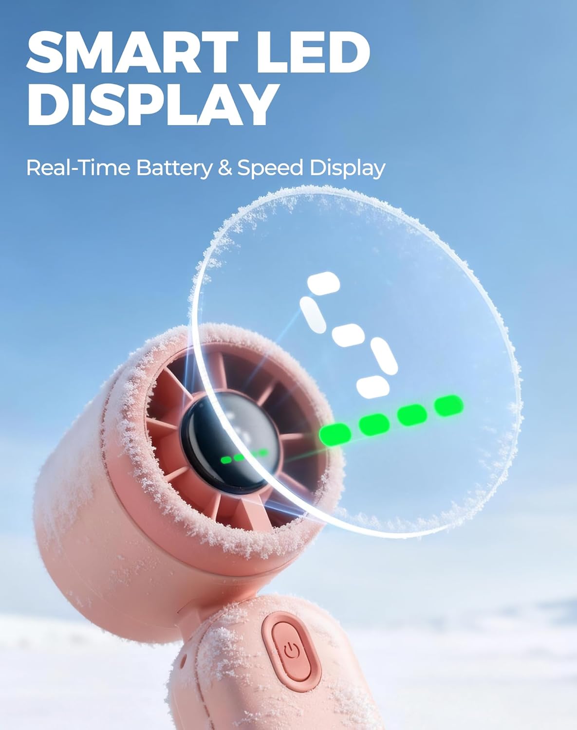 Thumbnail 6 de Diveblues iTurbo Portable Handheld Turbo Fan: 4000mAh, 5 Gear LED Display, 12 Hours of Cool