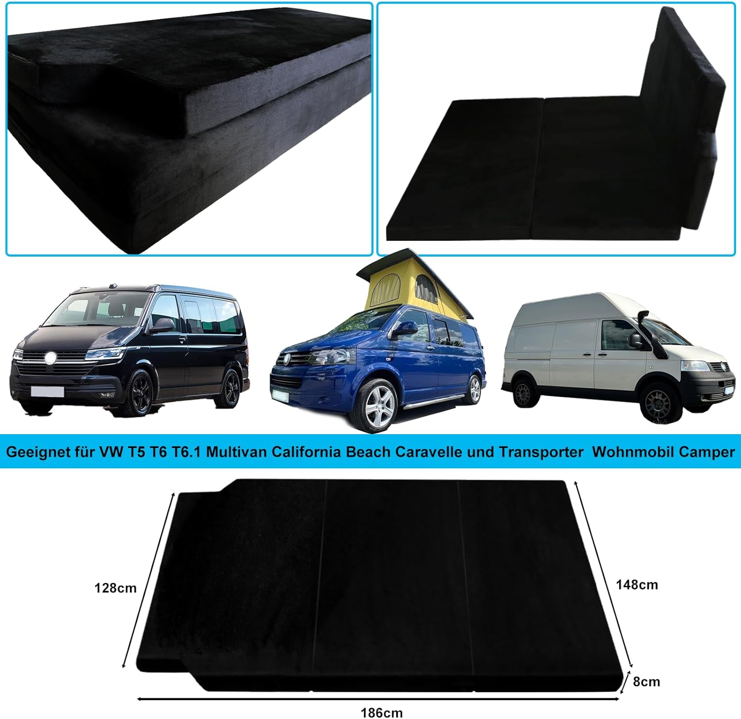 Thumbnail 2 de xxjolavv Verdickte Klappmatratze VW T32