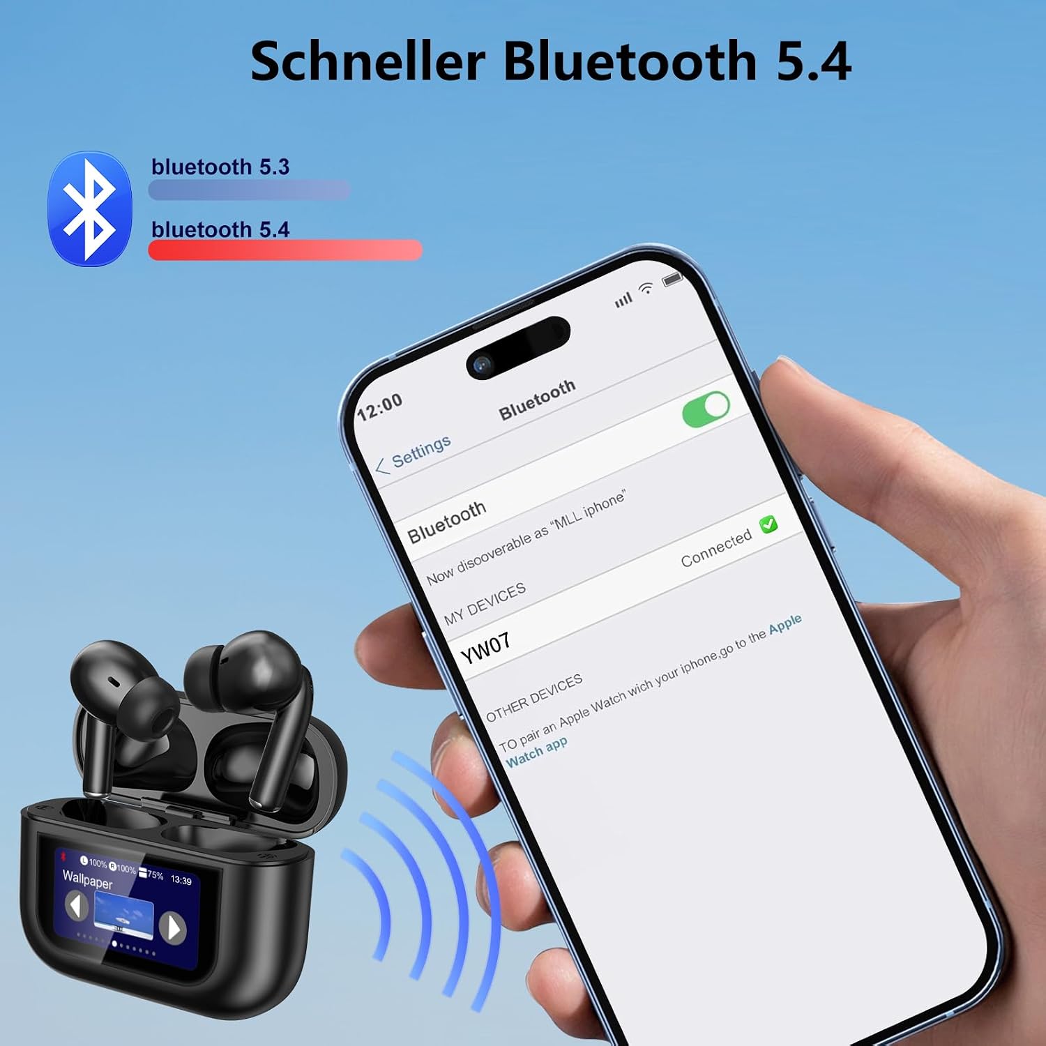 Thumbnail 6 de Bluetooth Kopfhörer Touchscreen 13