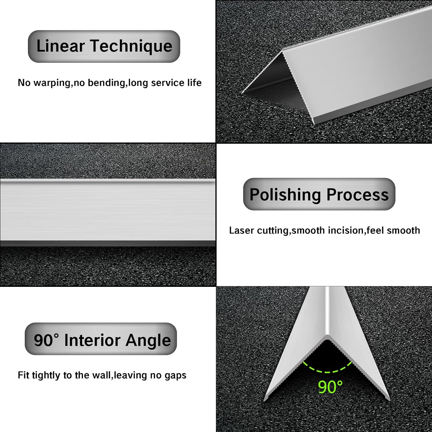 Detalle de Aluminum Corner Guards 1.2 x 1.2 x 48 in