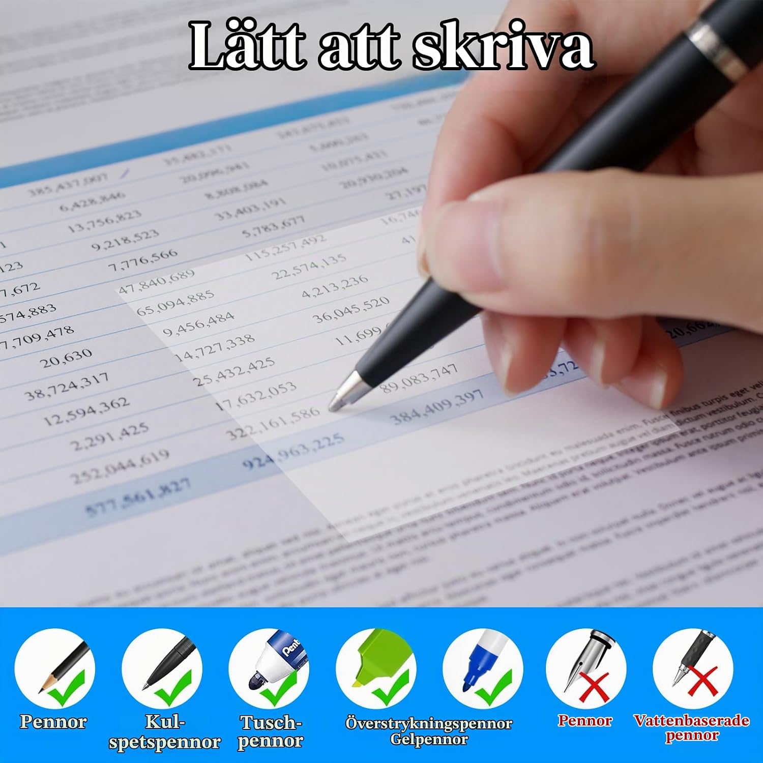 Detalle 2 de JANUIXCO SL-TMBLT genomskinliga klisterlappar, 400 st i fyra storlekar