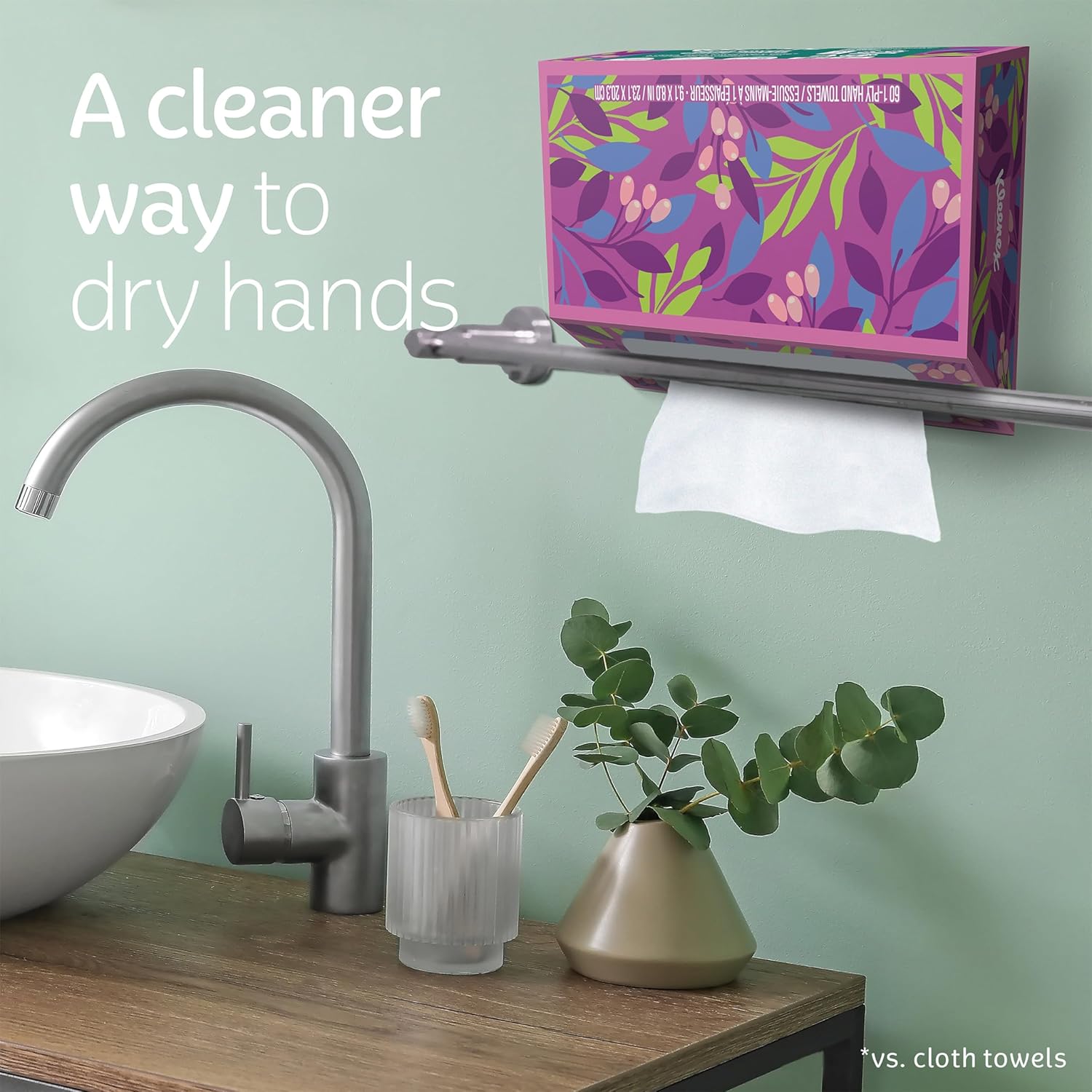 Detalle de Kleenex Disposable Hand Towels 360 count 🧻
