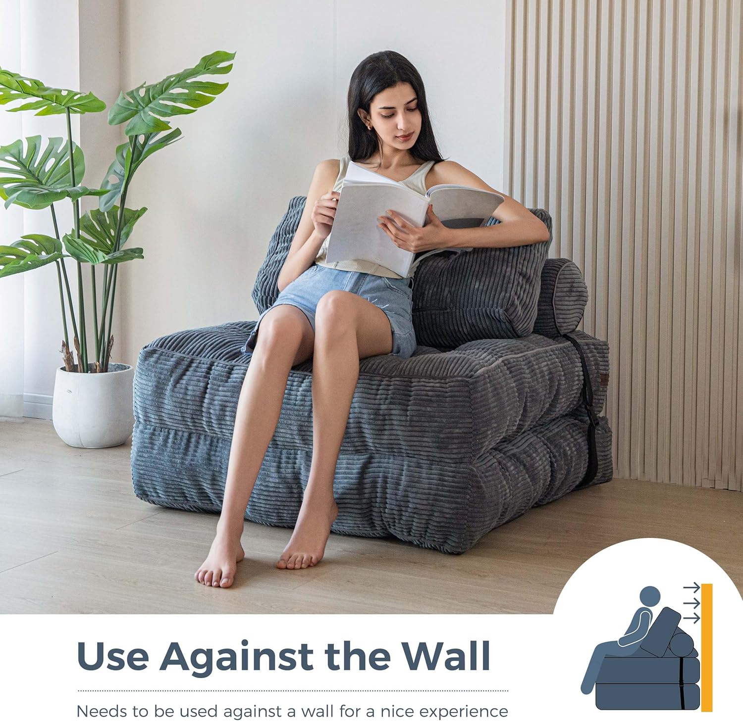 Thumbnail 4 de MAXYOYO Folding Sofa Bed single convertible sleeper chair 🛋