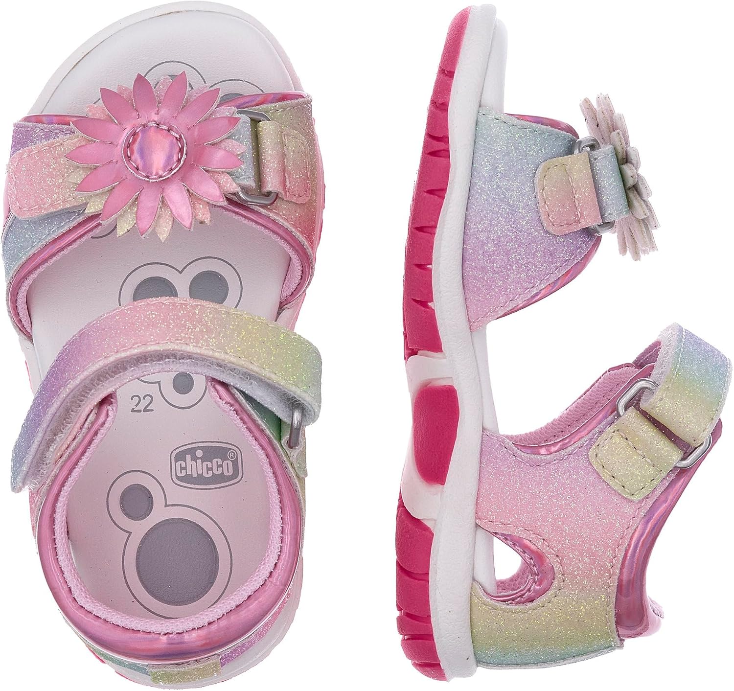 Thumbnail 1 de Chicco Mädchen Sandalen mit doppeltem Klettverschluss – Designed in Italy