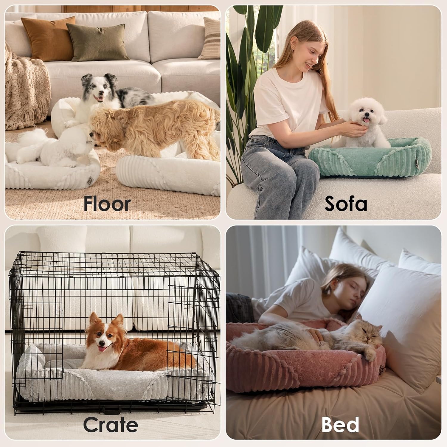 Detalle de EHEYCIGA Dog Bed 30x24in
