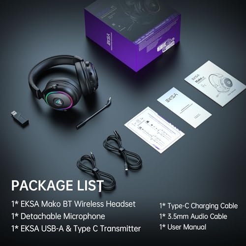 Thumbnail 8 de EKSA Mako Auriculares gaming 80 h 📣