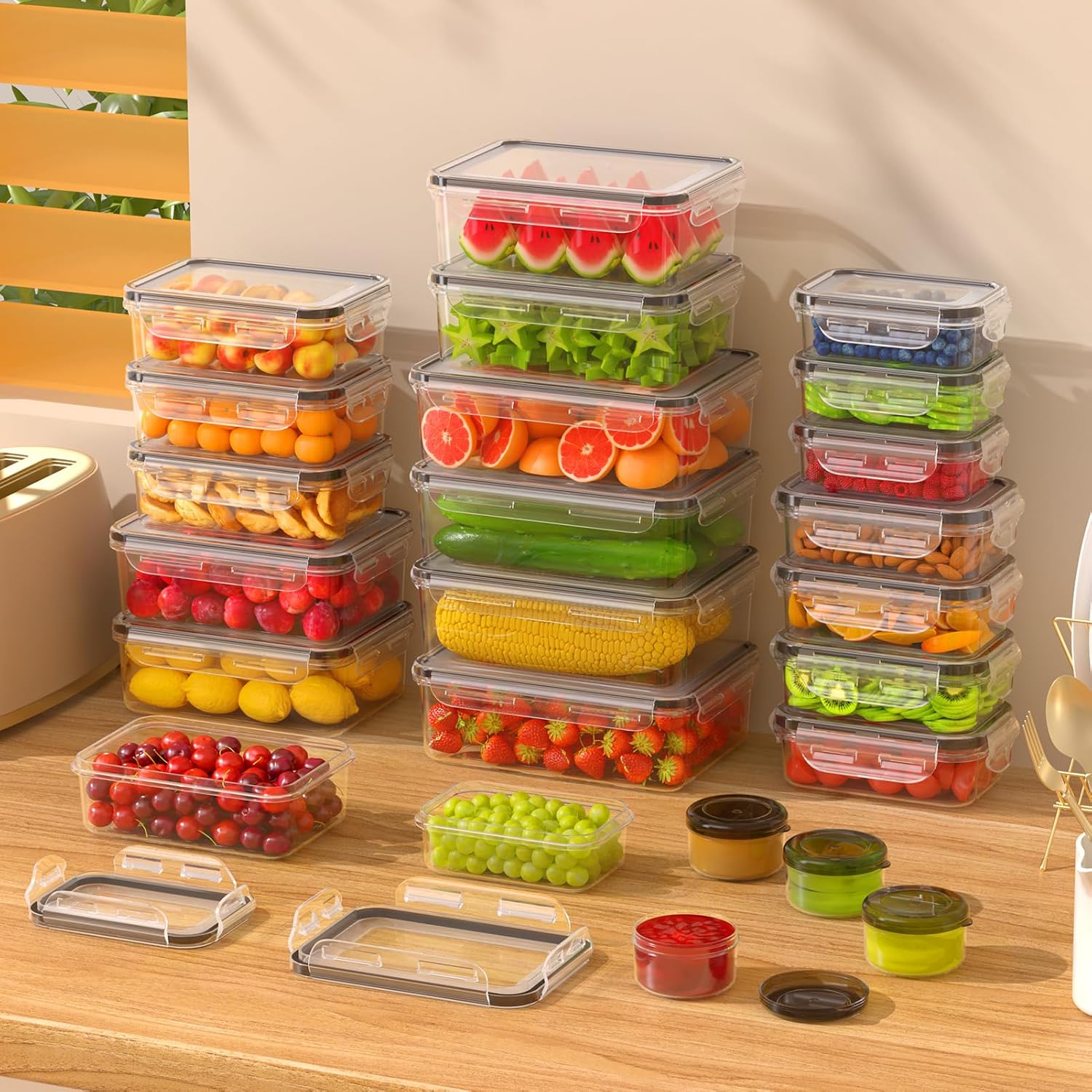 Thumbnail 6 de KEMETHY Food Storage Containers 52-Piece Set