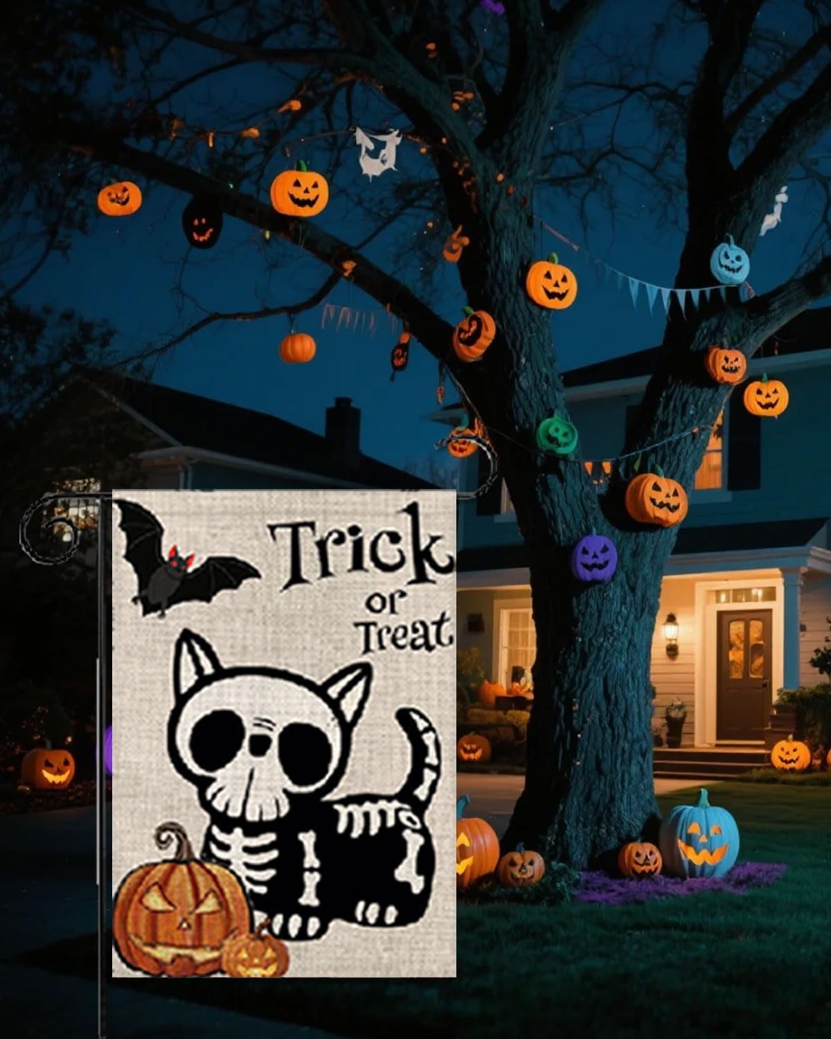 Detalle de Halloween Garden Flag 12 x 18 Inch