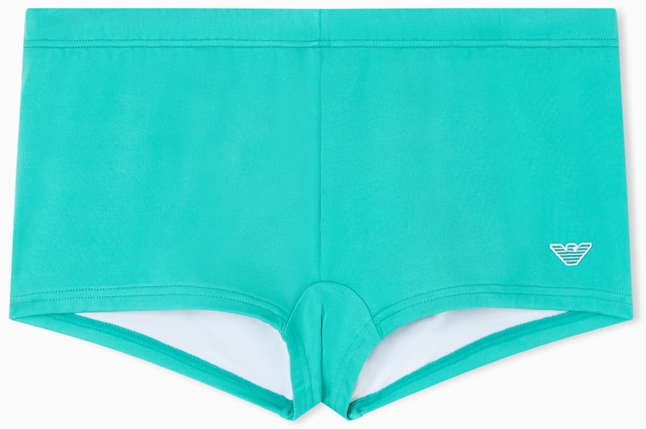 Detalle de Emporio Armani Mens Beachwear: a practical take on luxury swimwear