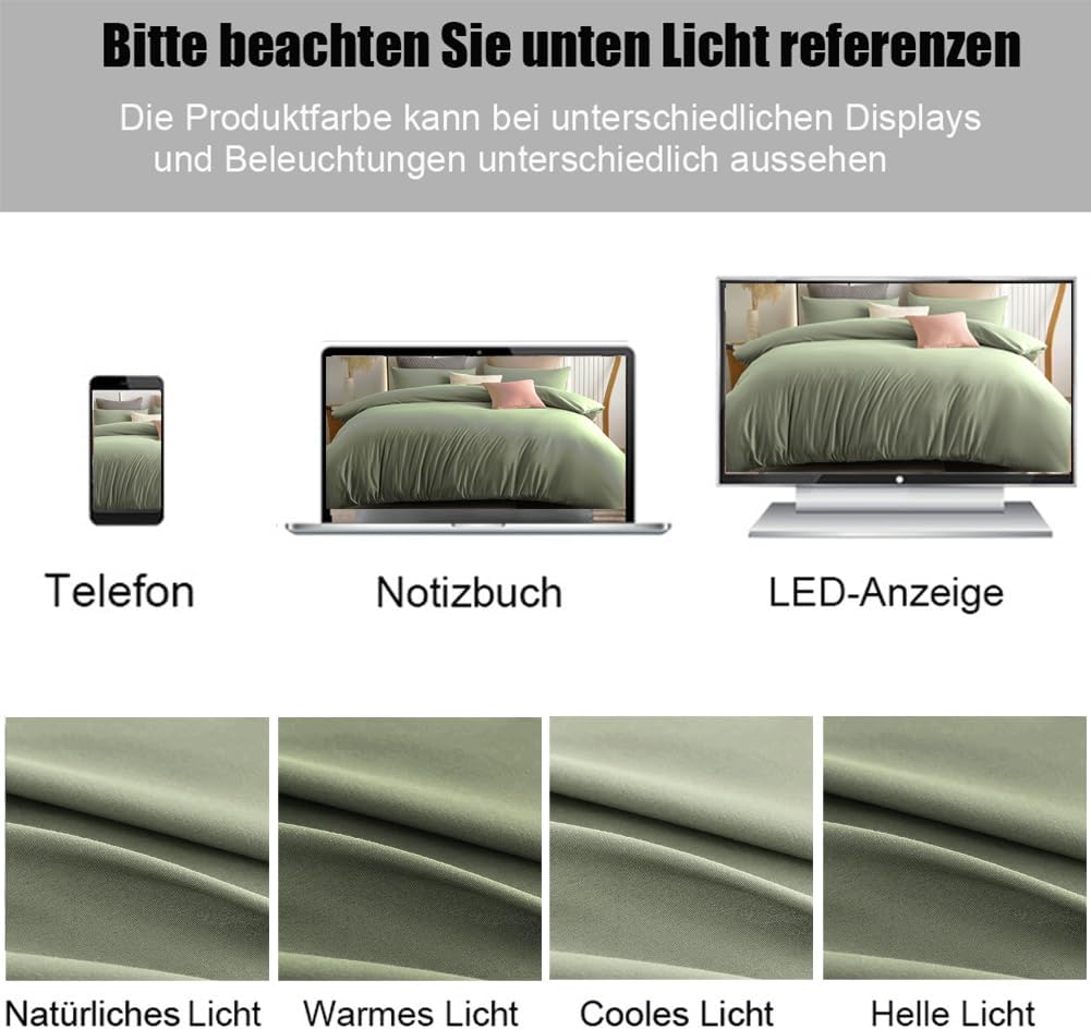 Thumbnail 6 de Soifox Kissenbezug 50 x 70 2er Set Kopfkissenbezug