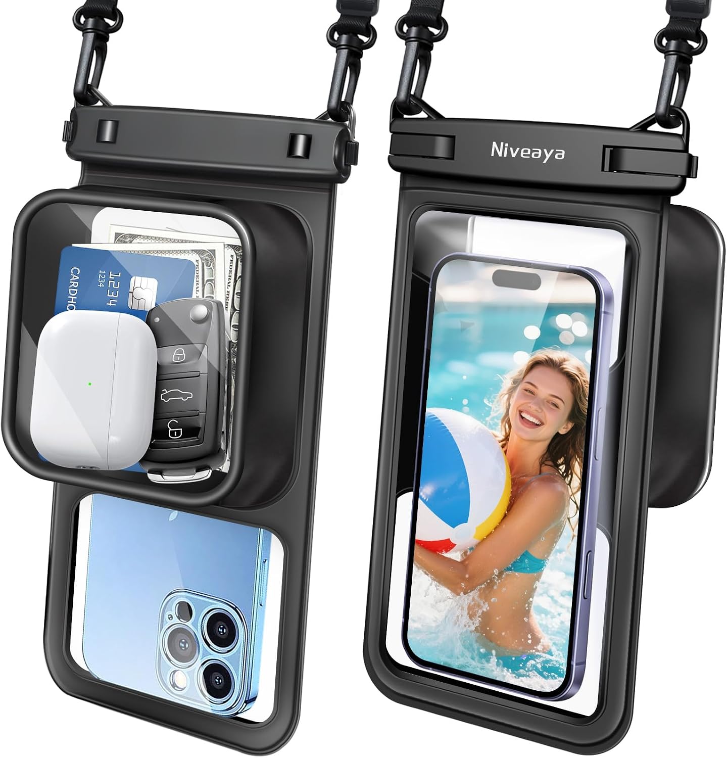 Detalle de Niveaya Floatable Waterproof Phone Pouch 8.5 inch