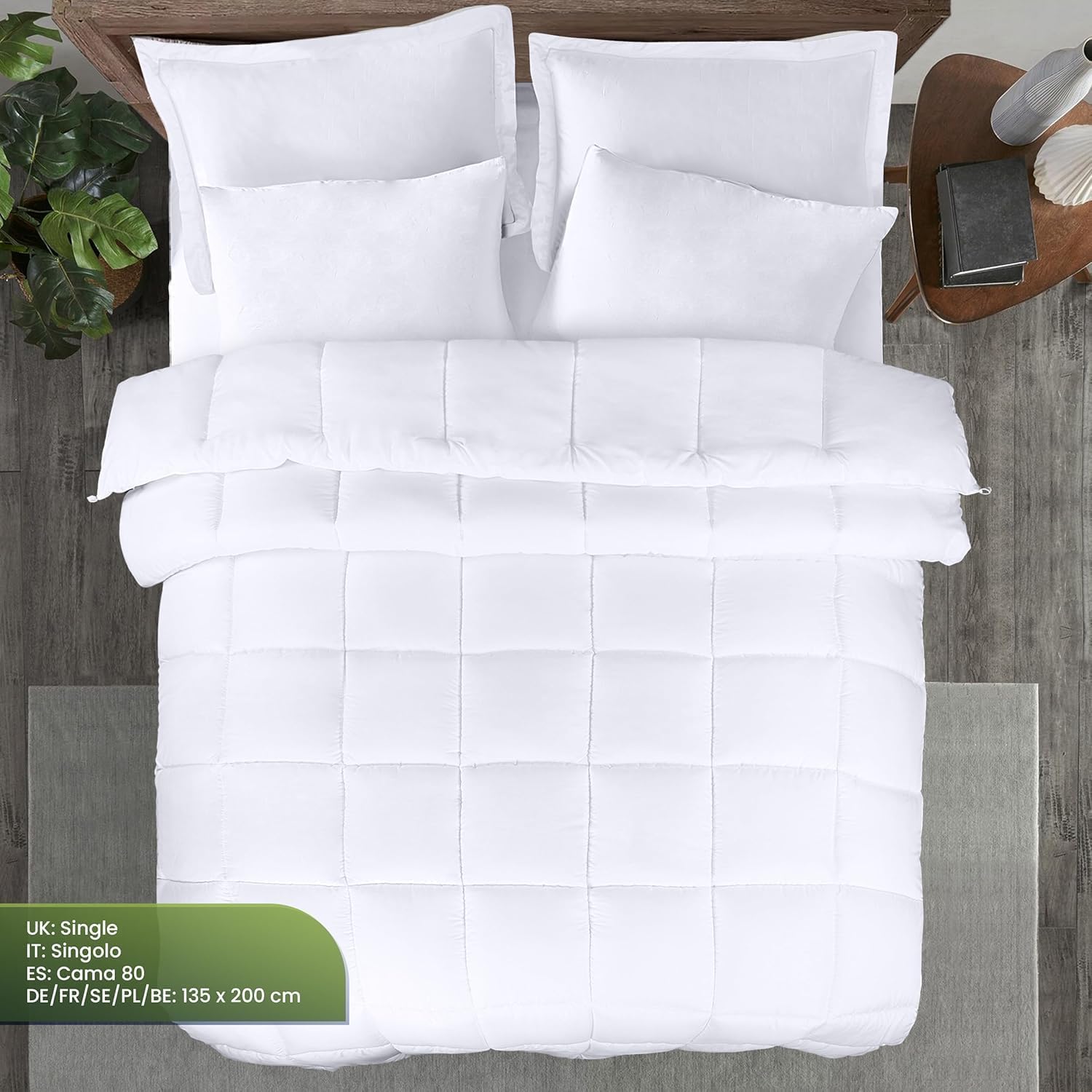 Thumbnail 1 de Utopia Bedding Piumone Invernale singolo 135 x 200 cm, 350 GSM