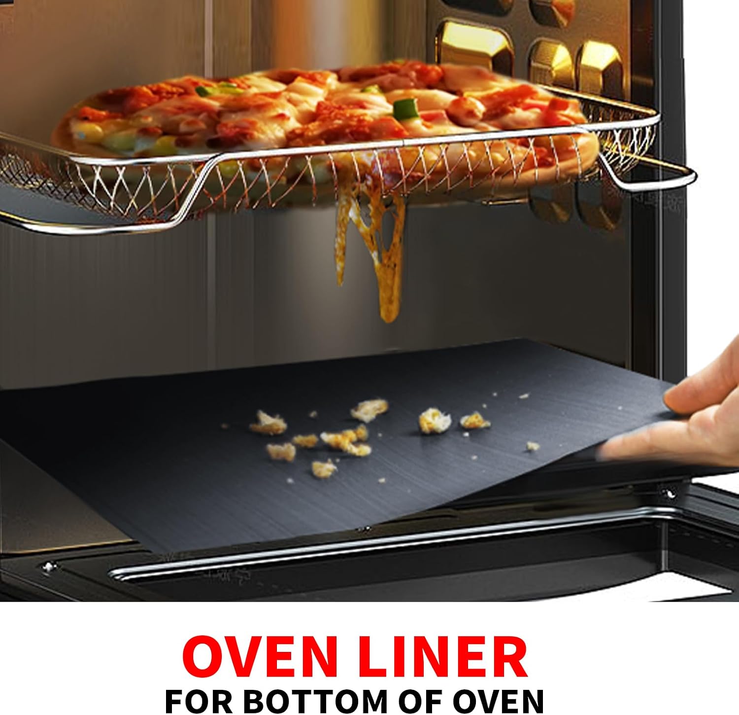 Thumbnail 1 de SKYBD Oven Liners, 15.8 x 23.7 Inches
