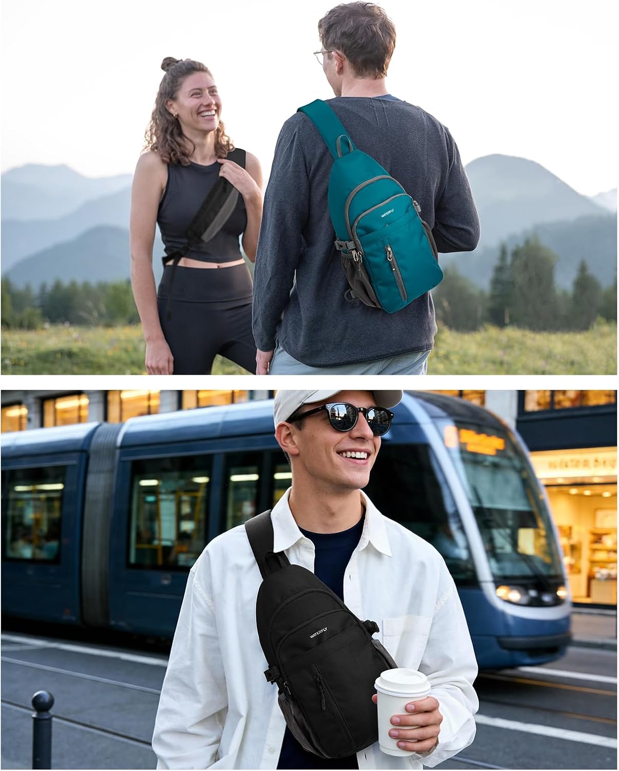 Thumbnail 6 de Waterfly Sling Bag Crossbody Backpack: A practical 6L companion for daily trips